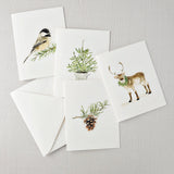 Evergreen Holiday Notecard Set - emily lex studio