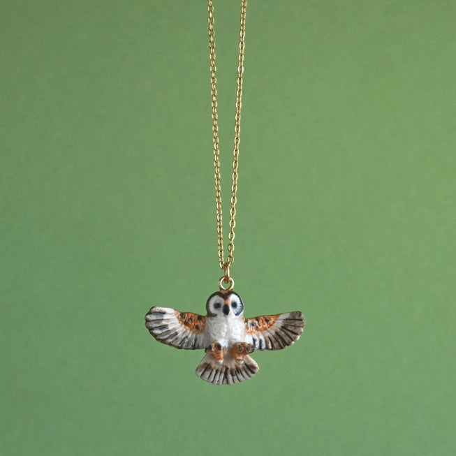 Barn Owl Necklace - Camp Hollow