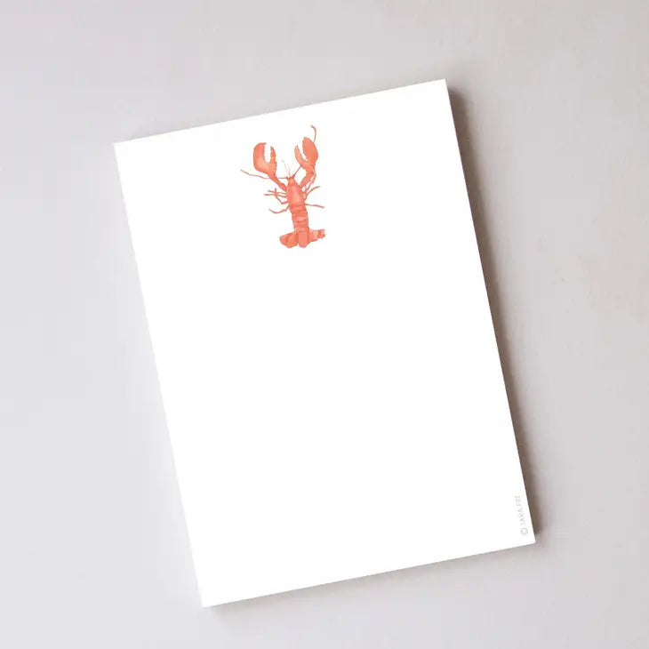 Lobster Notepad - Sara Fitz