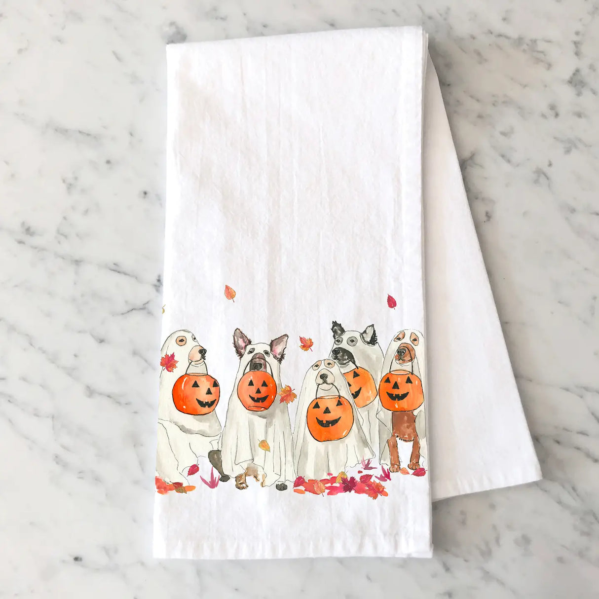 Halloween Dogs Tea Towel - KelseyMDesigns