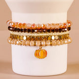 Autumn Glow Tumbler Bracelet Stack - The Darling Effect