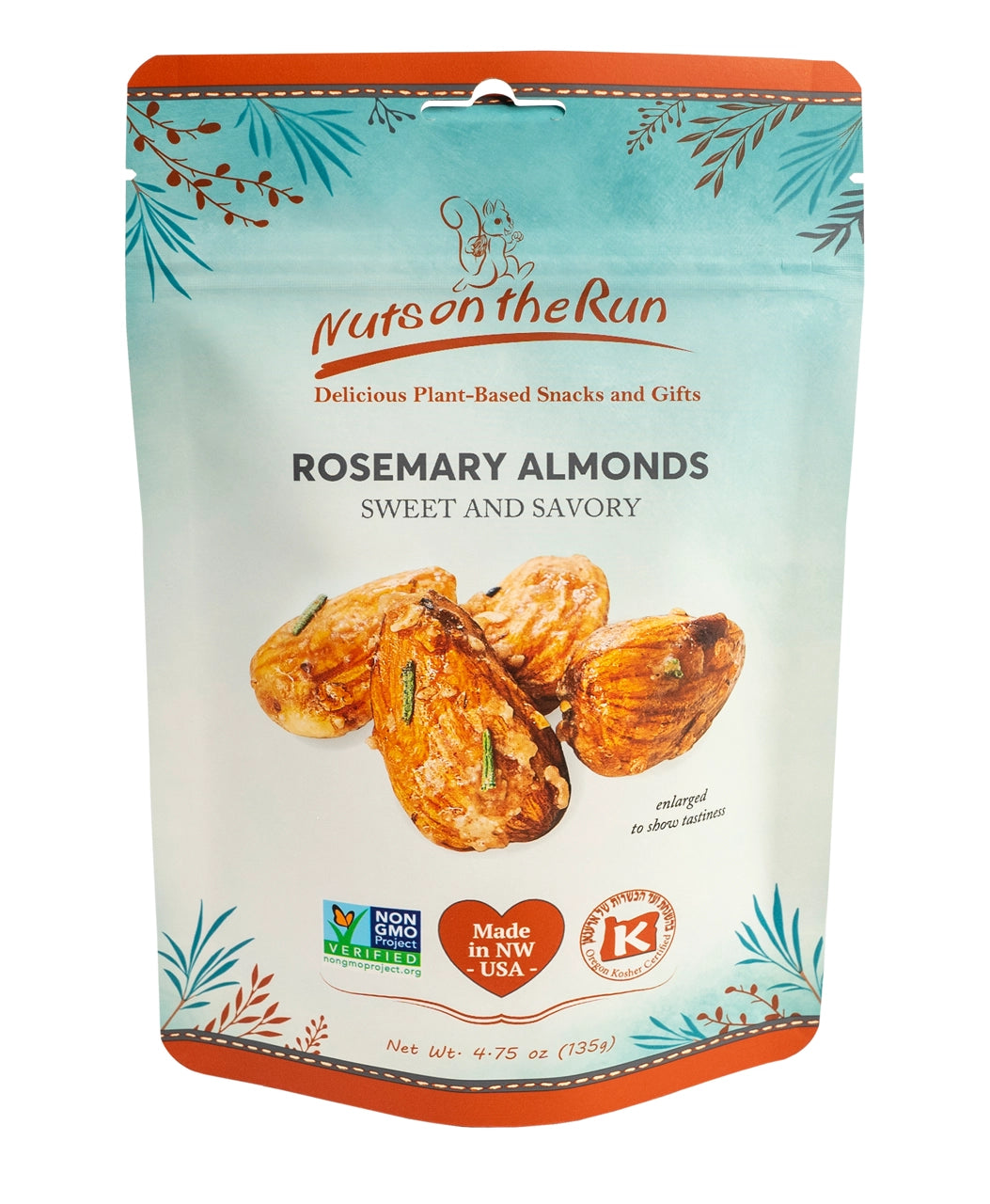 Rosemary Almonds - Nuts On The Run