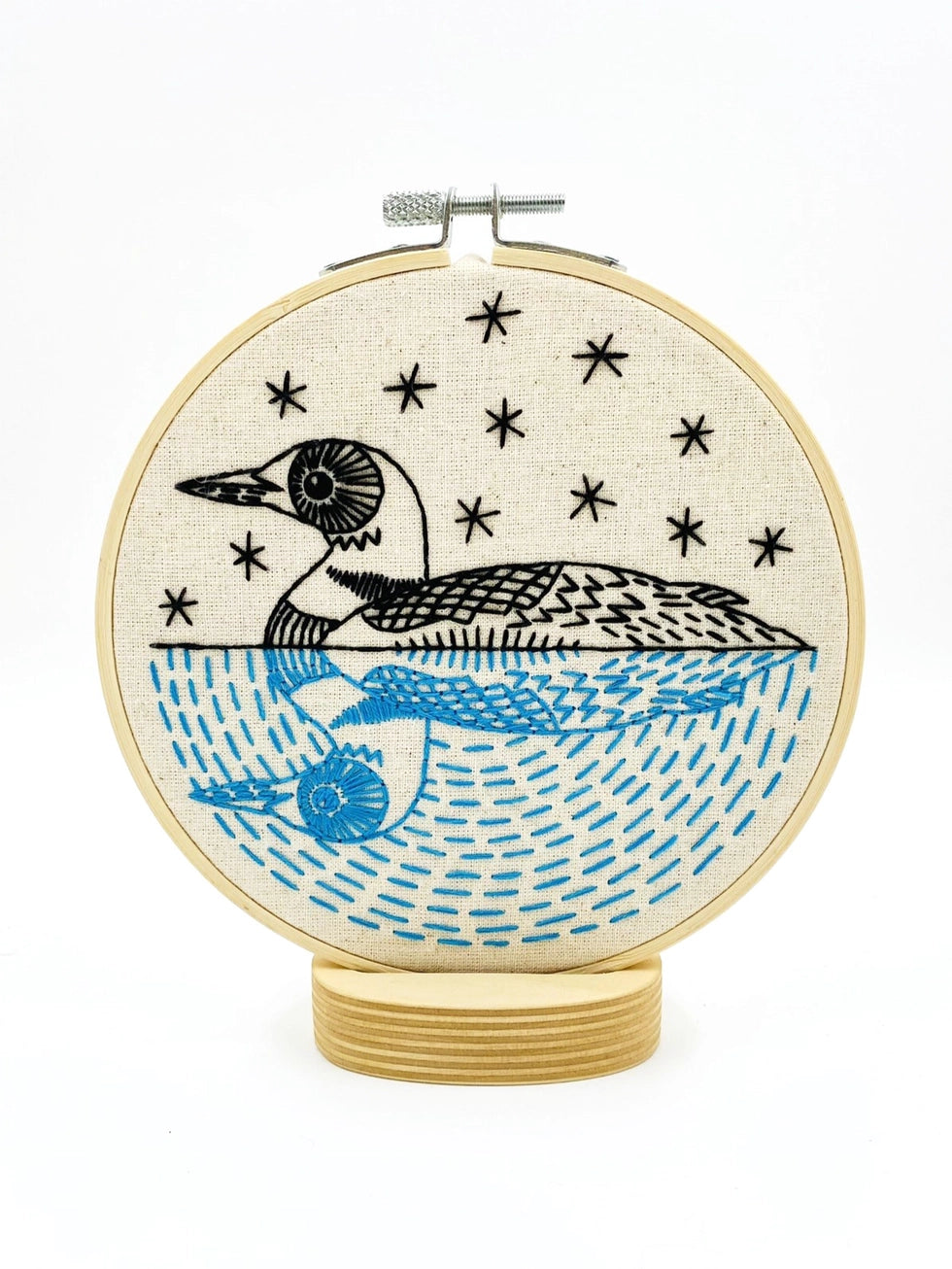 Loon Embroidery Kit - Hook, Line & Tinker