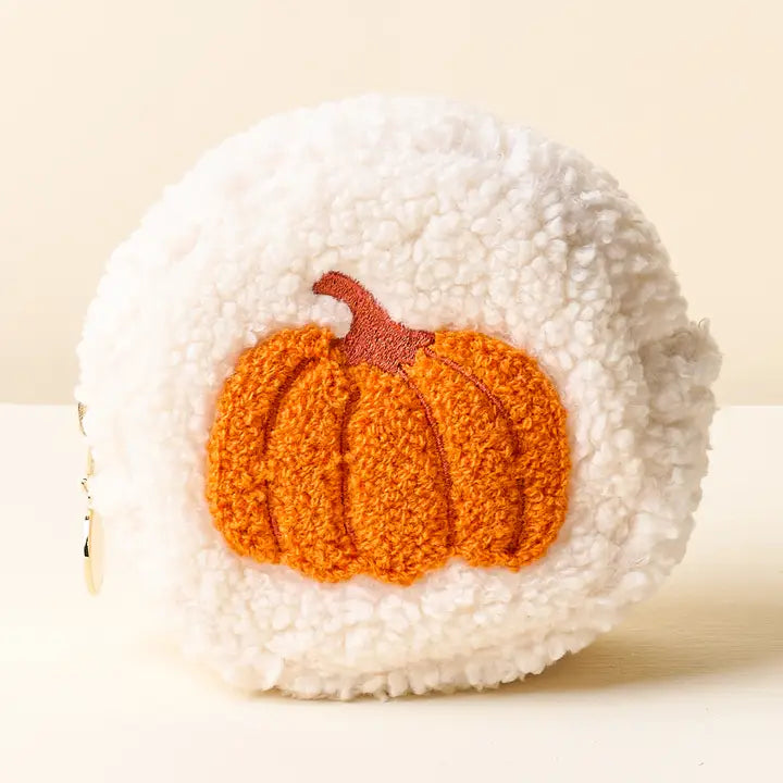 Pumpkin Circle Teddy Pouch - The Darling Effect