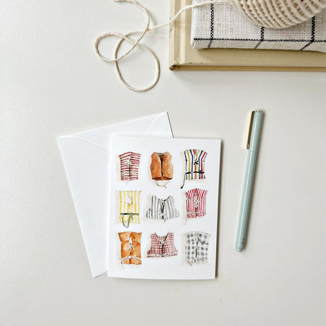 Boat Coats Notecard Set - emily lex studio