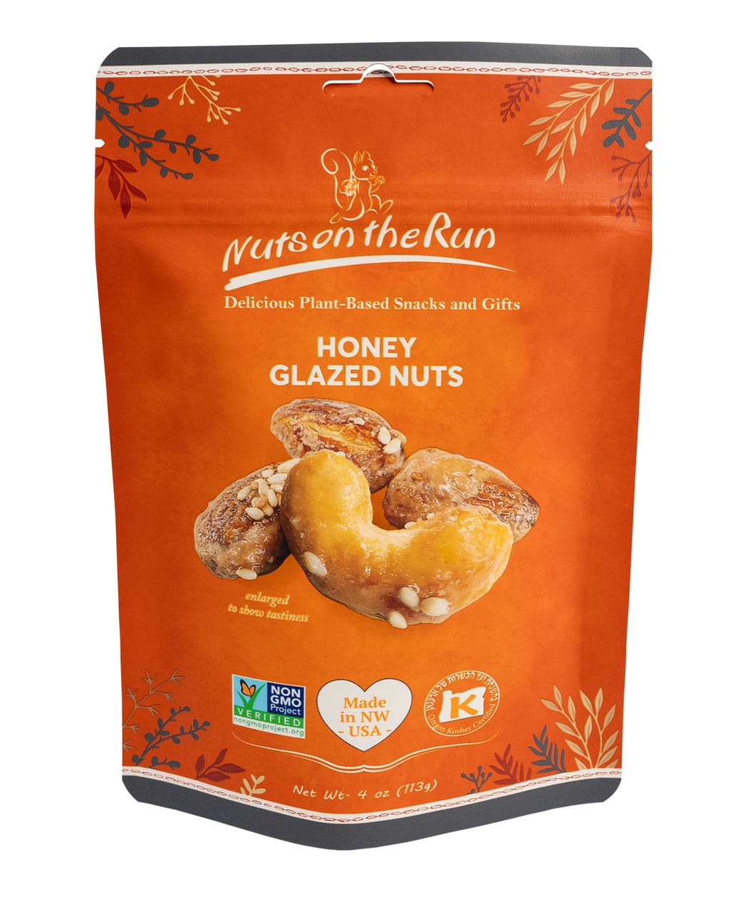 Honey Glazed Nuts - Nuts On The Run