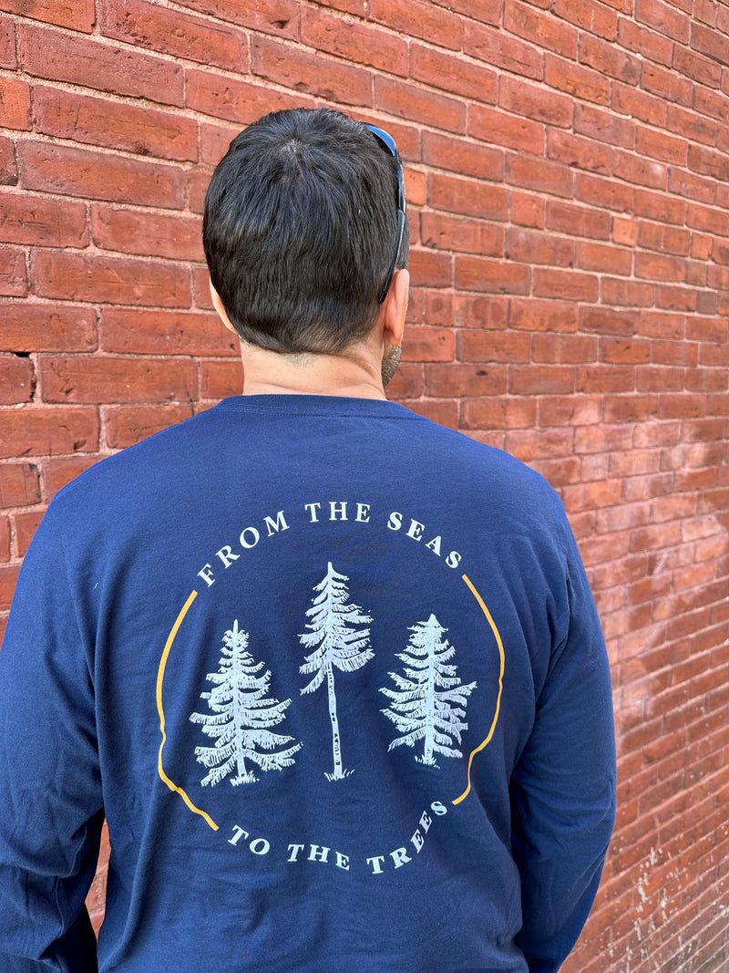 From The Seas to the Trees® Maine Adult Long Sleeve Shirt