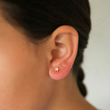 Mini Gold Star Stud Earrings - Pip Pop Post