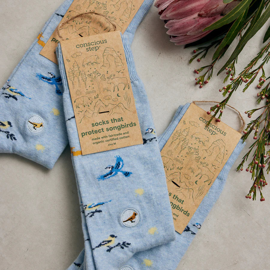 Socks That Protect Songbirds - Conscious Step