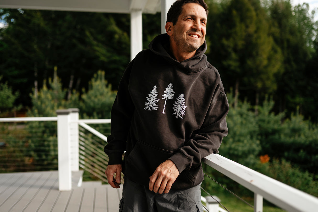 Three Pines® Midweight Relaxed Fit Hooded Maine Sweatshirt ( 2 colors available)