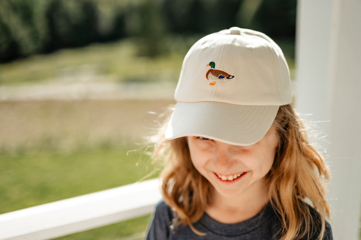 Three Pines® + Mallard Duck Youth Baseball Hat - The Woods Maine x Bits & Bows