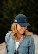 Three Pines® + Maine Lobster Adult Baseball Hat - The Woods Maine x Bits & Bows