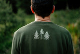PRE-ORDER NOW: The Woods Maine® x Boathouse French Terry EAST COAST Crewneck | MADE IN THE USA