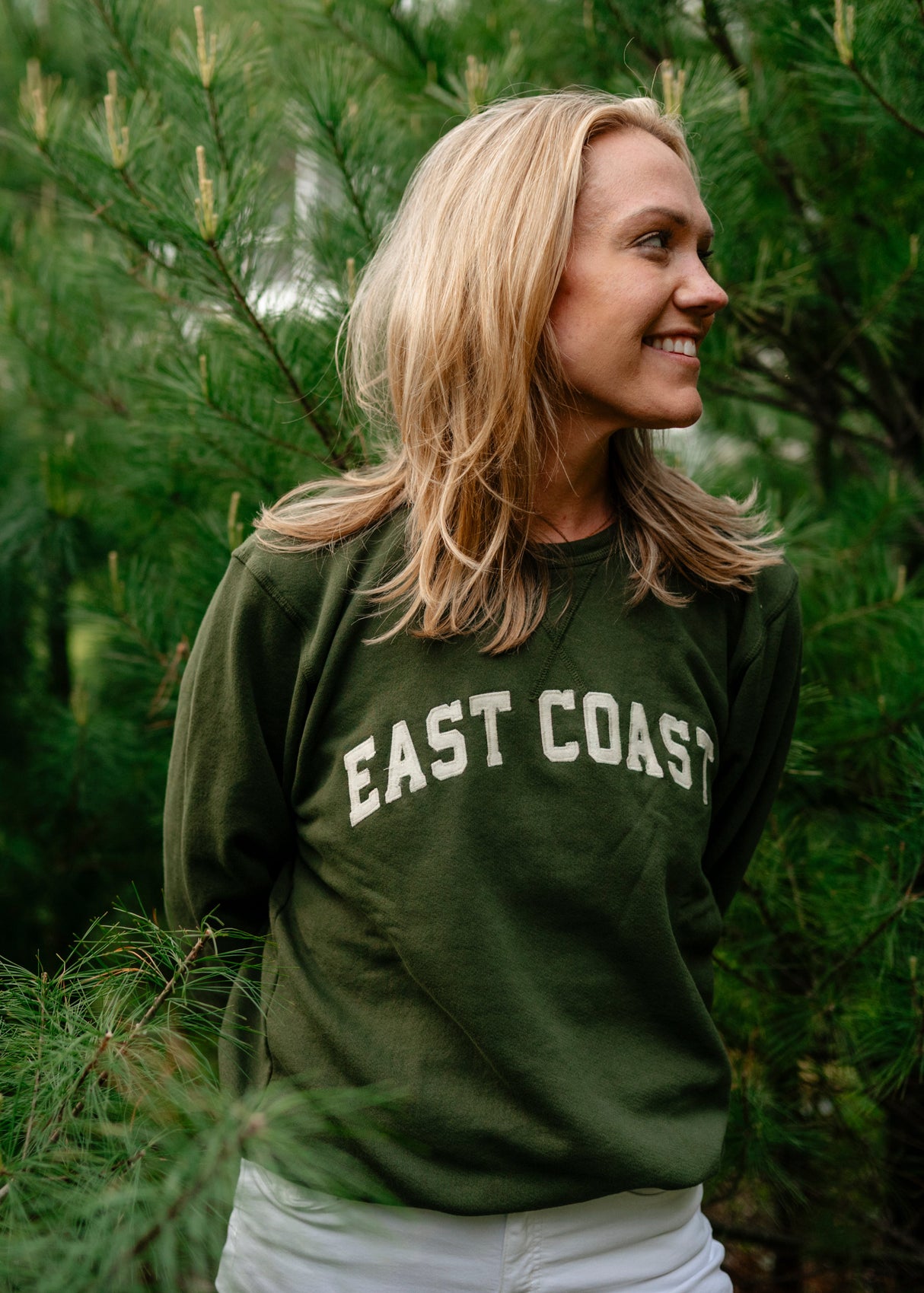 PRE-ORDER NOW: The Woods Maine® x Boathouse French Terry EAST COAST Crewneck | MADE IN THE USA