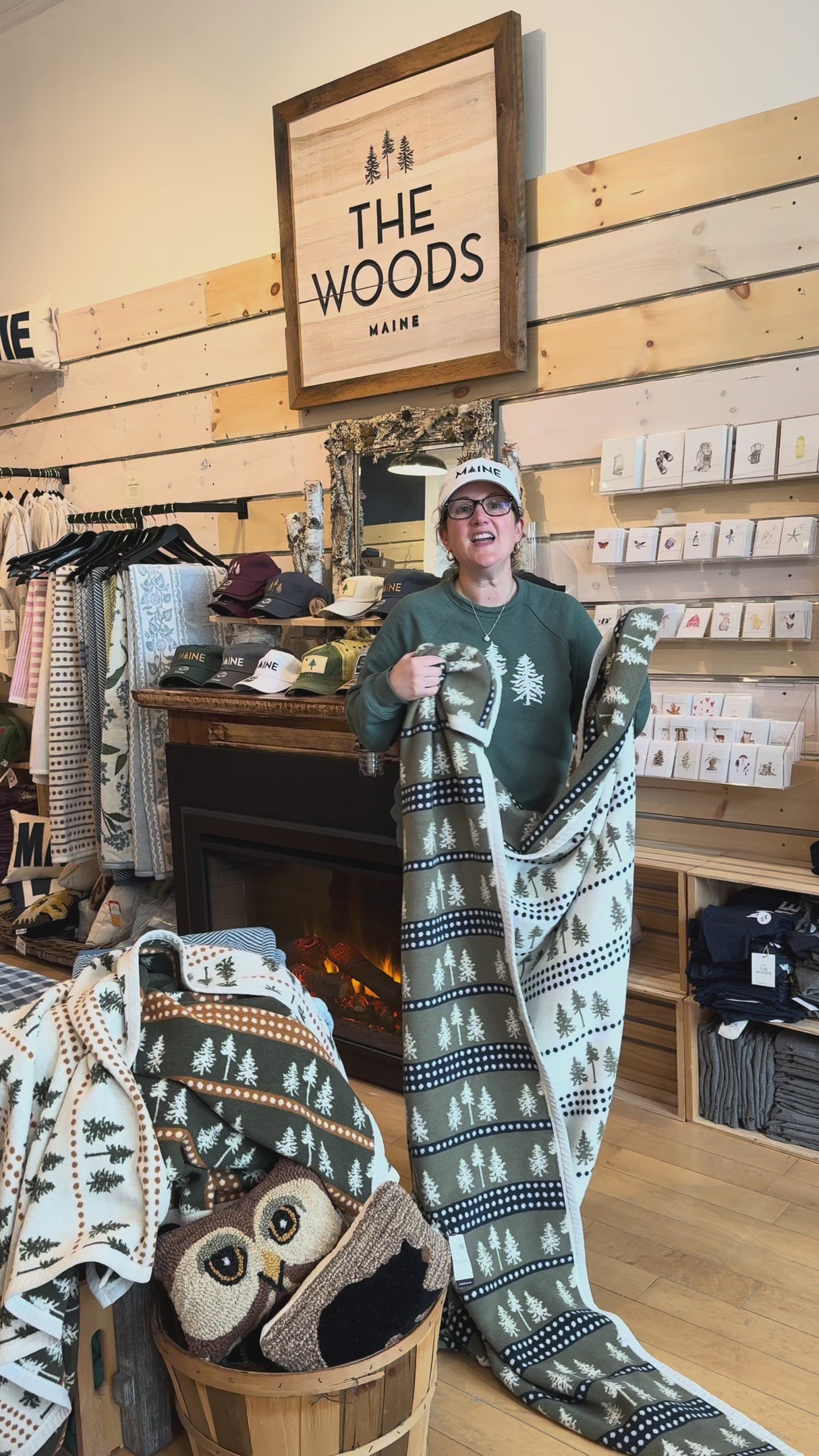PRE-ORDER NOW: The Woods Maine: Three Pines® x ChappyWrap® Original Blanket