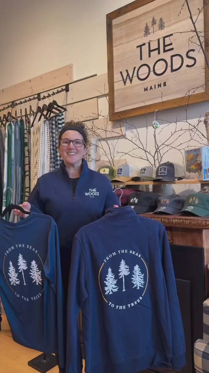 From The Seas to the Trees® Adult Quarter Zip Maine Sweatshirt