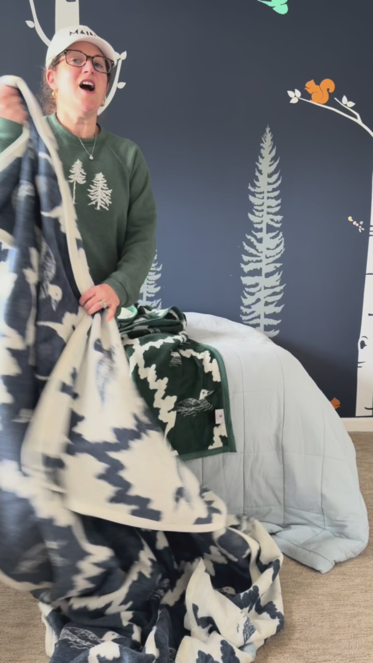 The Woods Maine Loon ChappyWrap Original Blanket