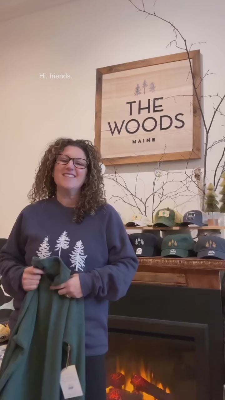 Three Pines®  Adult Crewneck Sweatshirt | The Best Maine Sweatshirt