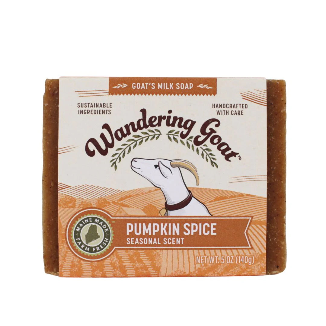 Pumpkin Spice Goat Milk Soap - Wandering Goat Maine