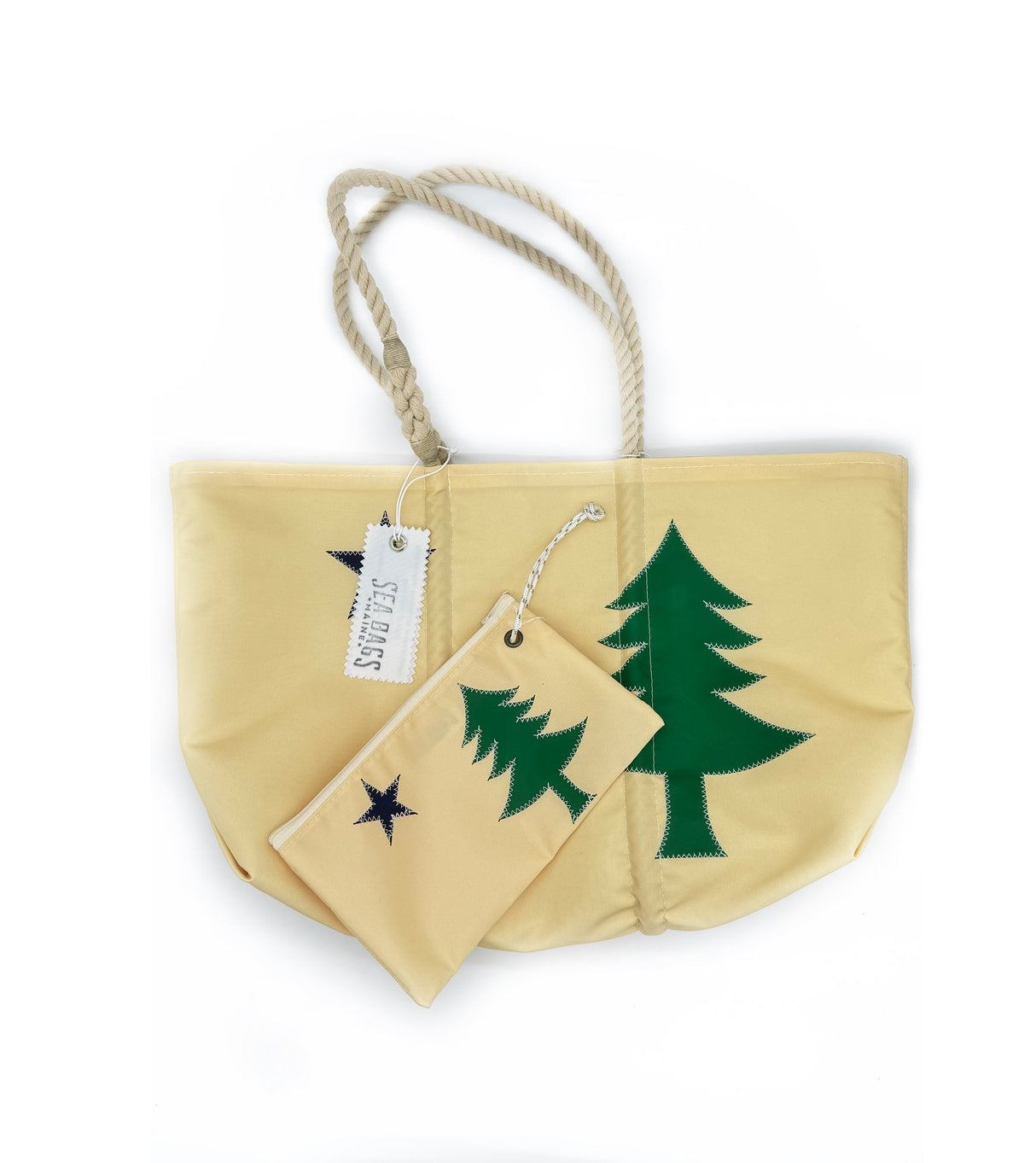 BUNDLE: Maine Bicentennial Large Tote + Wristlet by Sea Bags