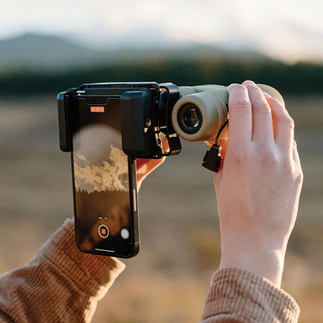 BUNDLE: The Woods Maine® x Nocs Provisions 8x25 Standard Issue Binoculars + Photo Rig Smartphone Adapter For Binoculars