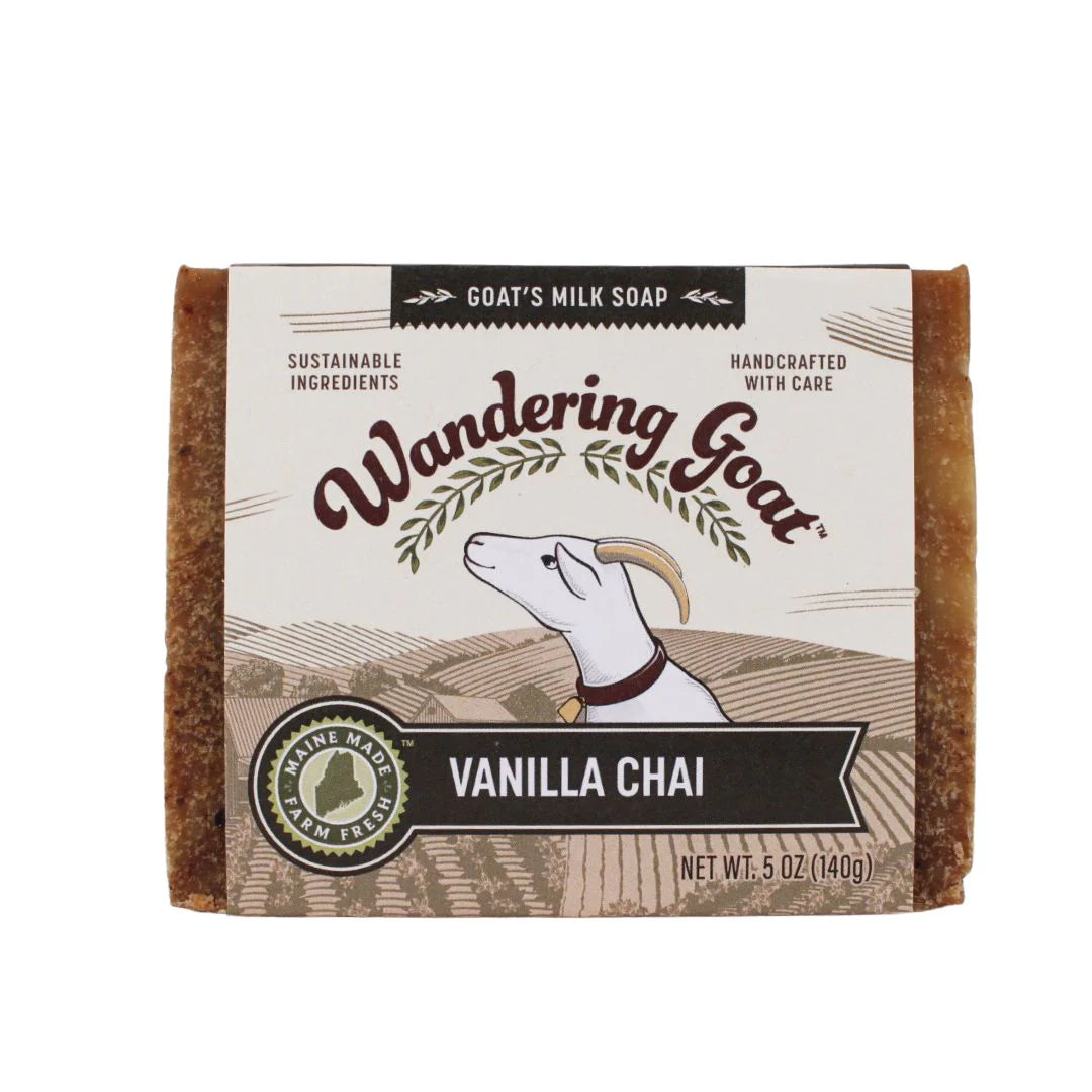 Vanilla Chai Goat Milk Soap - Wandering Goat Maine