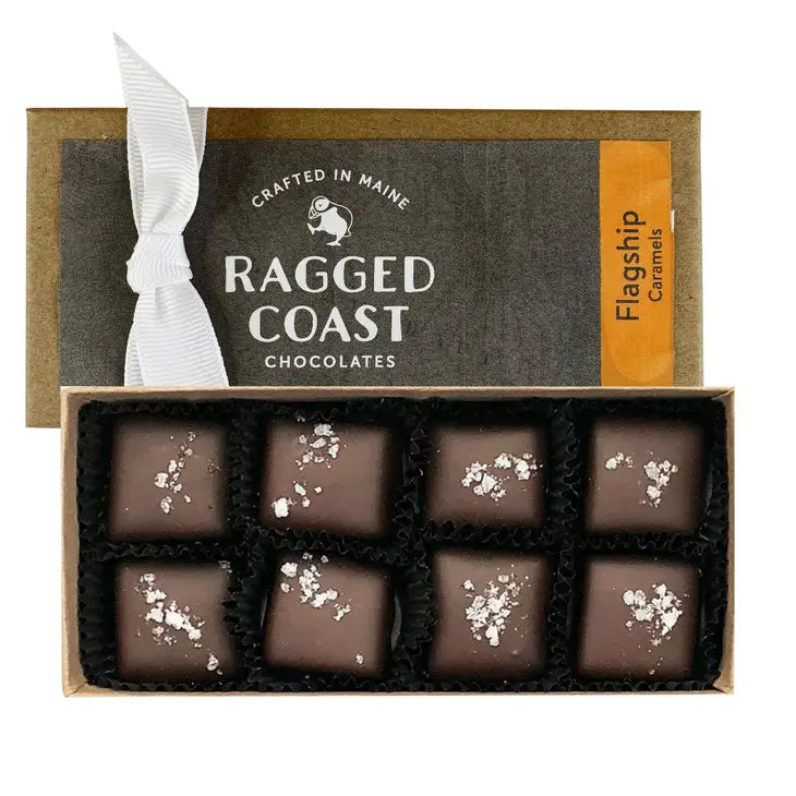 Vanilla & Sea Salt Flagship Caramels - Ragged Coast Chocolate