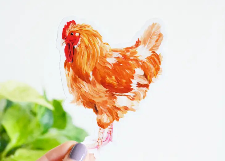 Rooster Sticker - Laura King Paints