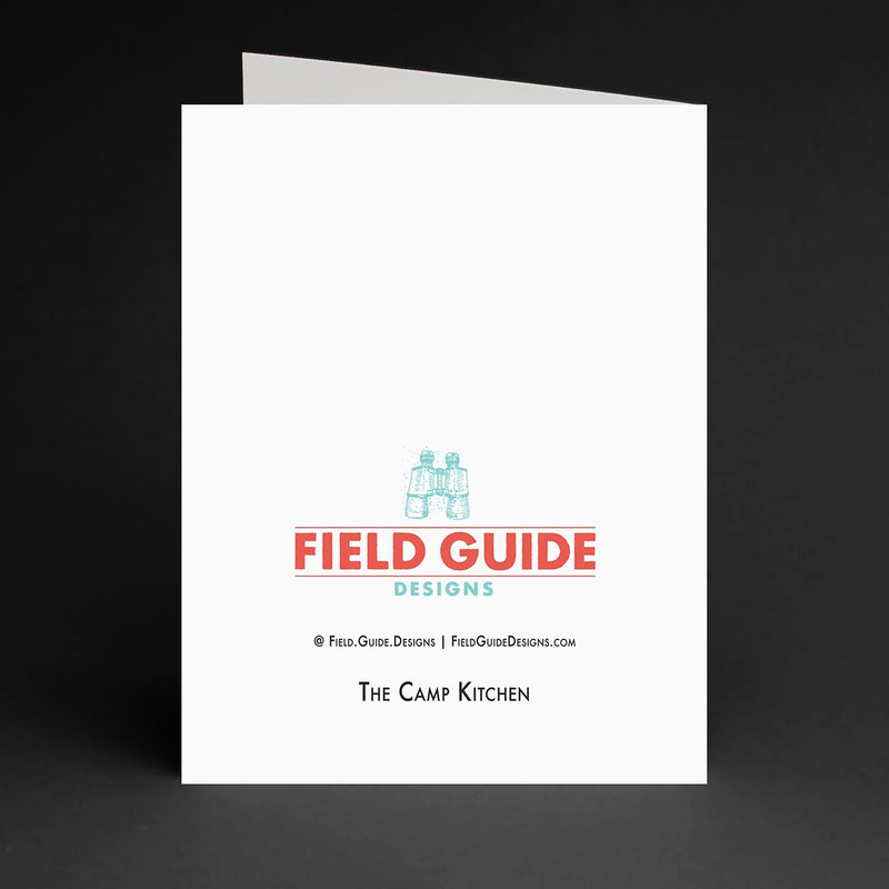 Camp Kitchen Notecard (Single) - Field Guide Designs