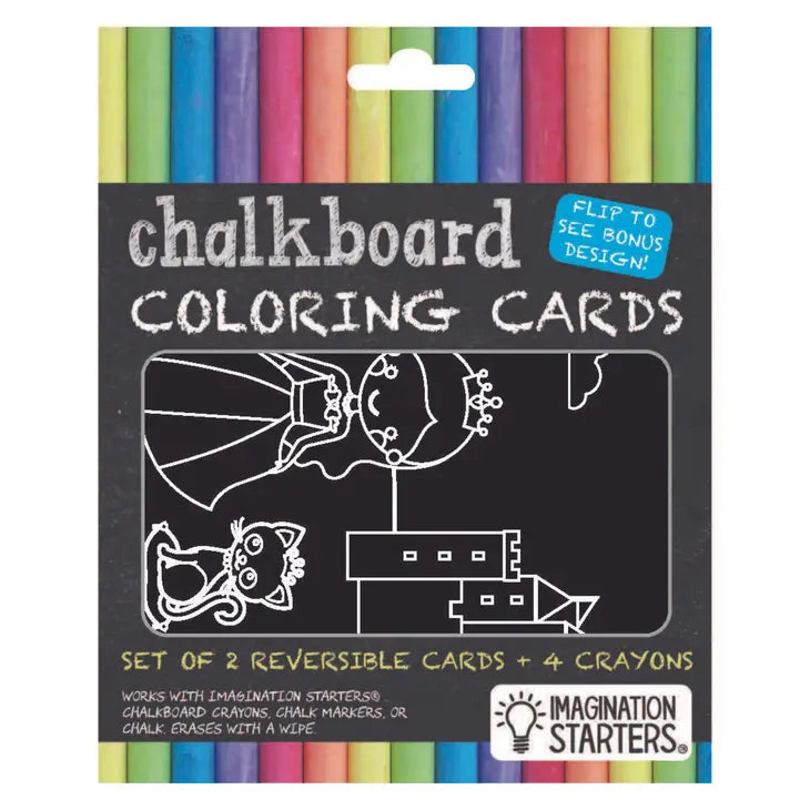 Chalkboard MiniMats Princess & Butterfly Set - Imagination Starters