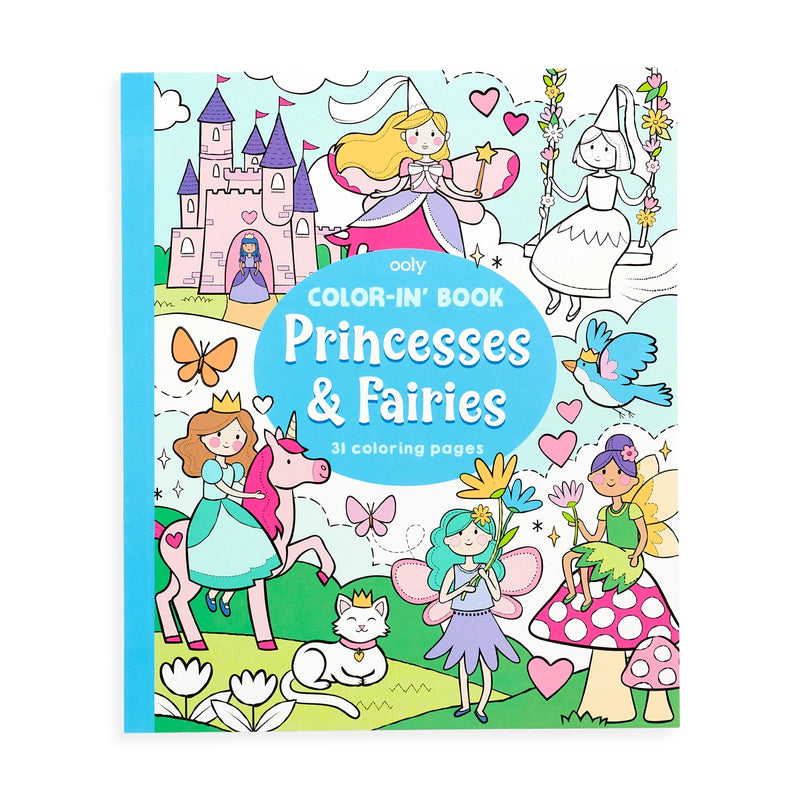 Princesses & Fairies Coloring Book - Ooly