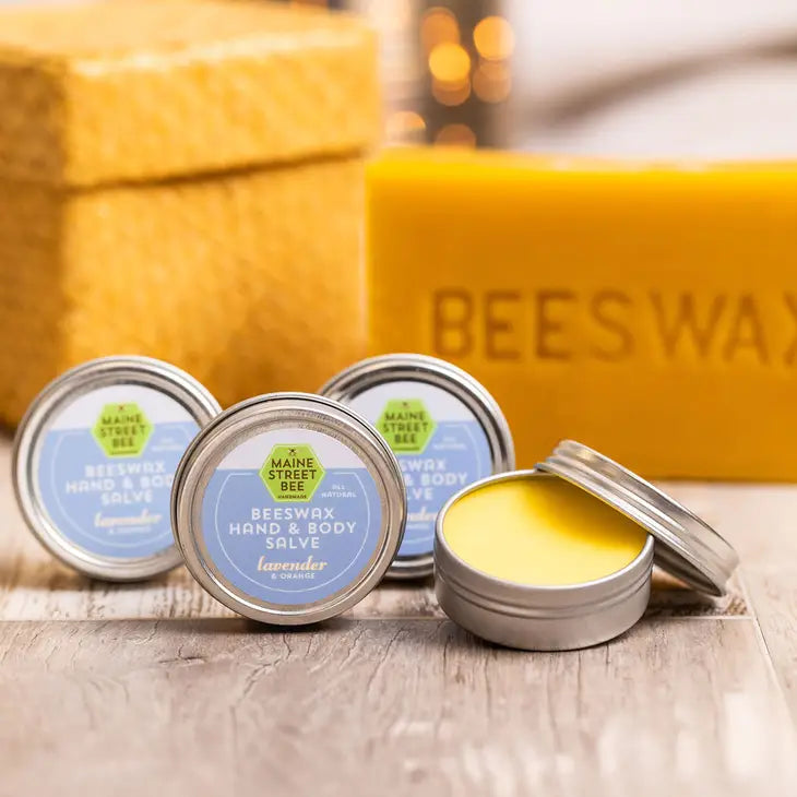 Lavender-Orange Beeswax Hand & Body Salve — Maine Street Bee