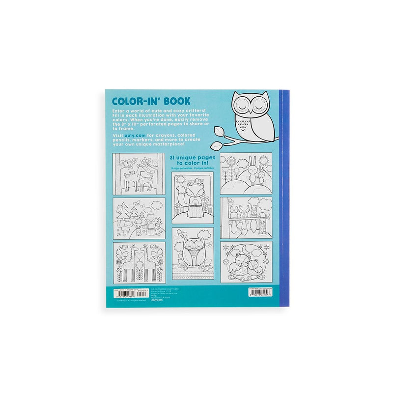 Little Cozy Critters Coloring Book - Ooly