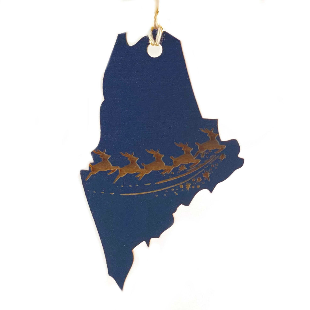 Maine Reindeer Ornament - SnowMade | Maine Inspired Gifts