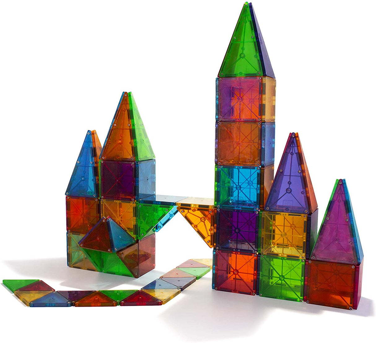 Magna-Tiles® 100-Piece Clear Colors Set