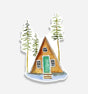 A-Frame Sticker - Emmy + Olly - The Woods Maine