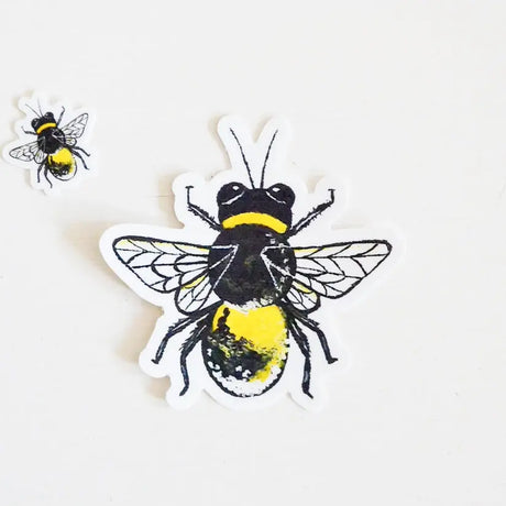 Big Bee Sticker - Laura King Paints - The Woods Maine