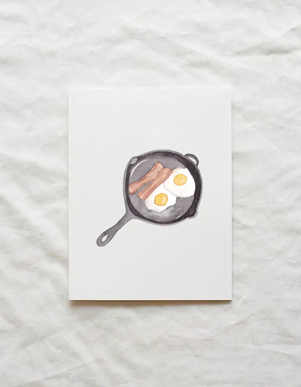 Breakfast Skillet Card - Little Ivy Paper Goods - The Woods Maine