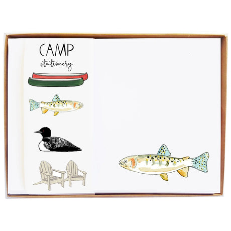 Camp Stationery - mollyOcards - The Woods Maine