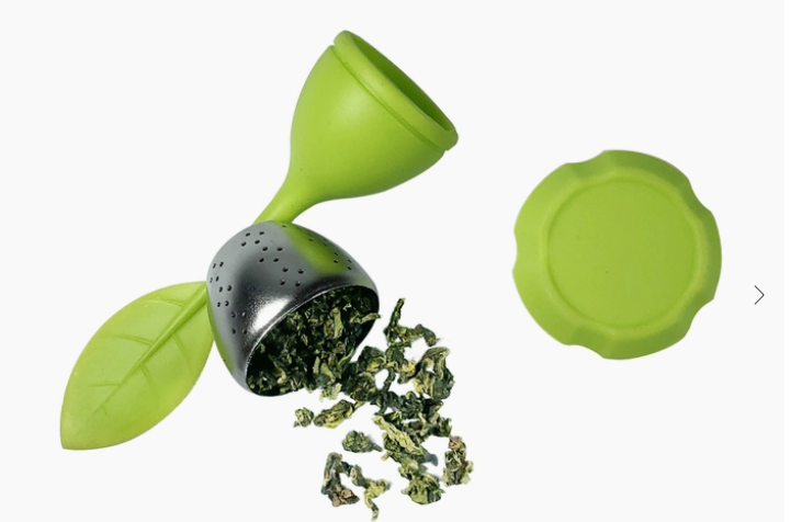 Leaf Shape Silicone Tea Infuser - The Grateful Tea Co