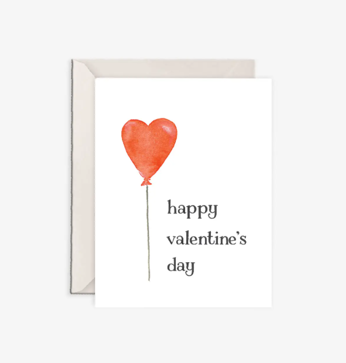Valentine's Day Balloon Card - Emmy + Olly