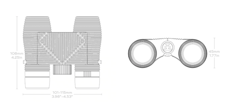 Standard Issue Waterproof Binoculars  - Nocs Provisions
