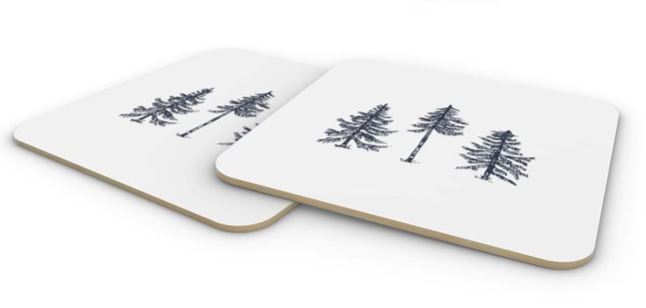 Three Pines® Coasters (Set of 4)