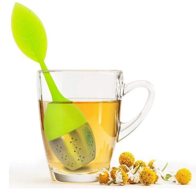 Leaf Shape Silicone Tea Infuser - The Grateful Tea Co