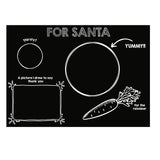Chalkboard Santa's Cookies Placemat - Imagination Starters - The Woods Maine