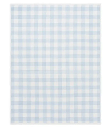 Classic Gingham Sky Blanket - Chappy Wrap - The Woods Maine