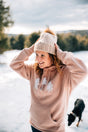 Dusty Pink Three Pines® Adult Maine Heavy Hoodie Sweatshirt - The Woods Maine