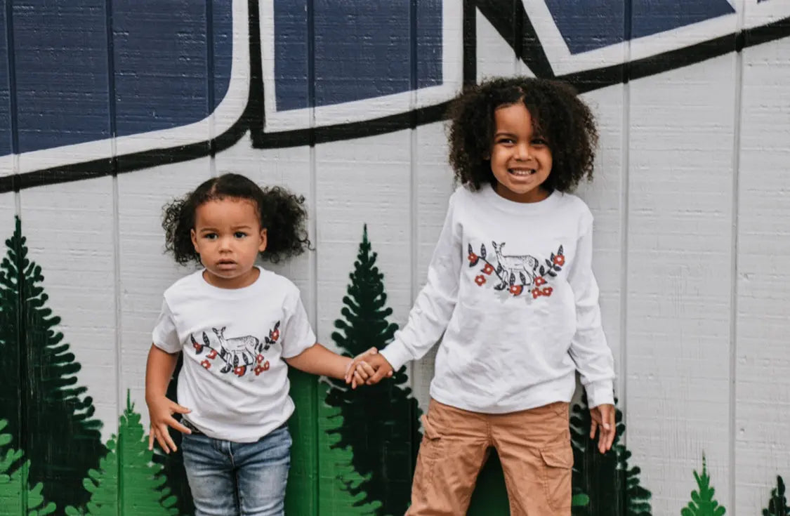 Flora Doe: The Woods Maine® x TACHEE  Youth Short Sleeve - The Woods Maine
