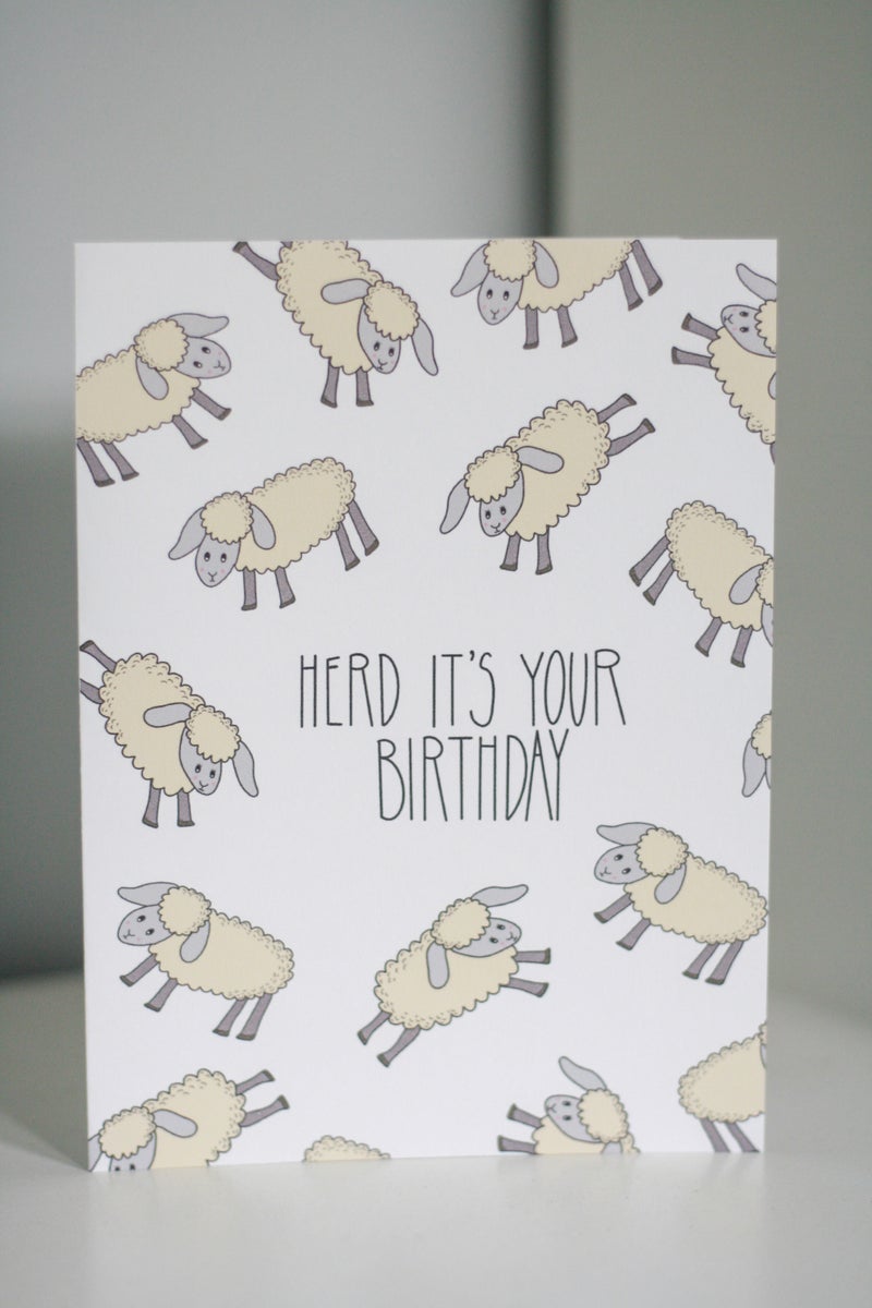 Herd It's Your Birthday Card - S & D