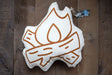 Hills & Trails Campfire Pillow - The Woods Maine